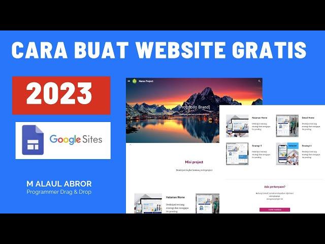 2023 CARA MEMBUAT WEBSITE GRATIS PROFESIONAL 15 MENIT
