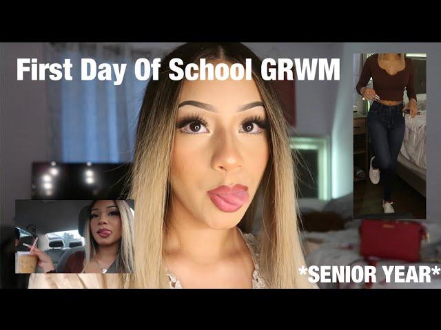 First Day Of School GRWM *senior year*