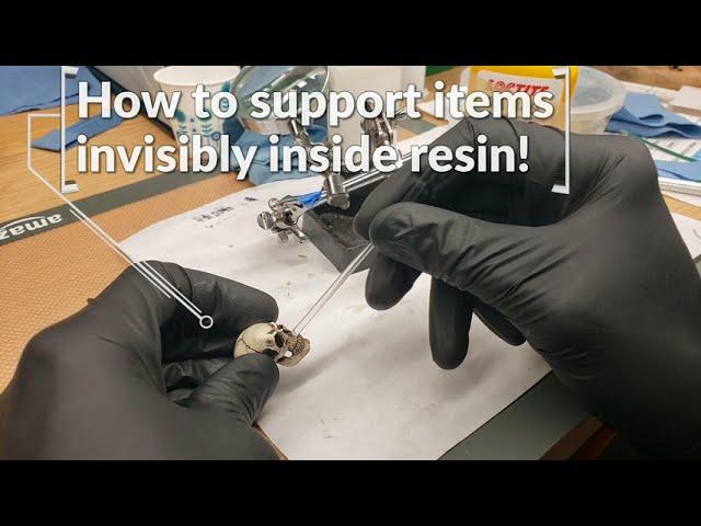 How to Suspend Objects Invisibly in Resin - KRVR Knives & Engineerable - Chef Knife Handles