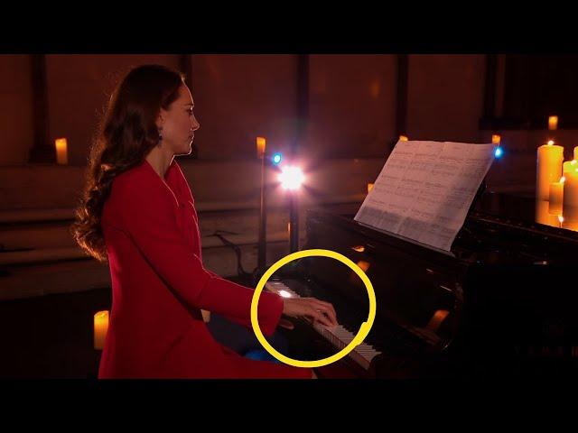 Kate's Top SECRET in a Surprise Piano Performance at Christmas Carol Service