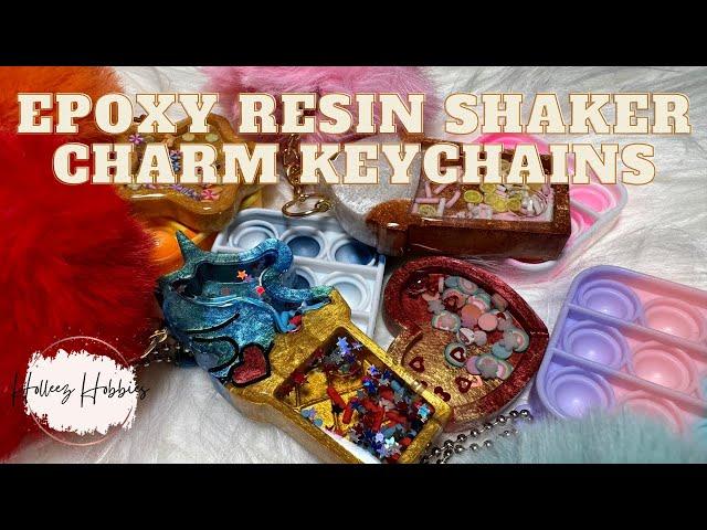 Epoxy Resin Shaker Charm Keychain Tutorial