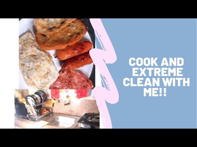 DAILY LIFE: EASY BREAKFAST RECIPE +EXTREME CLEAN WITH ME #extremecleanwithme