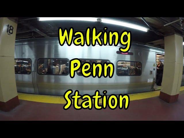 ⁴ᴷ Walking Tour of Pennsylvania Station in Manhattan, NYC