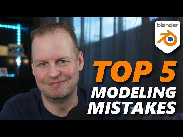 Top 5 Modeling Mistakes with Blender Low Poly modeling