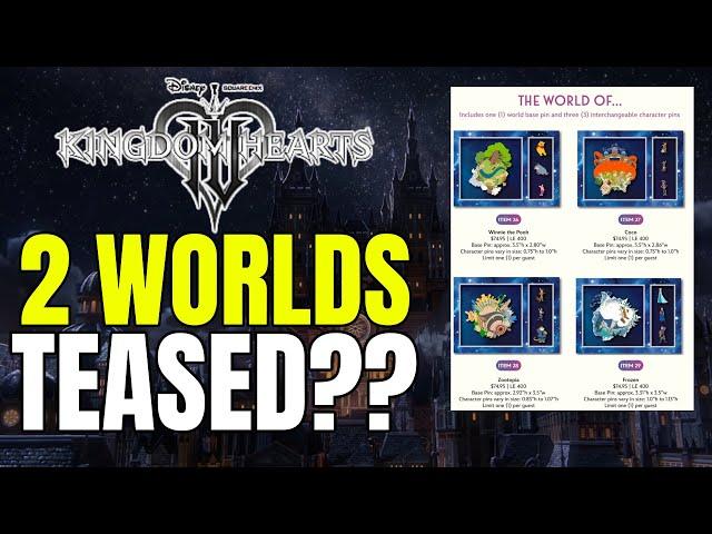 Were 2 Worlds Just Teased For Kingdom Hearts 4??