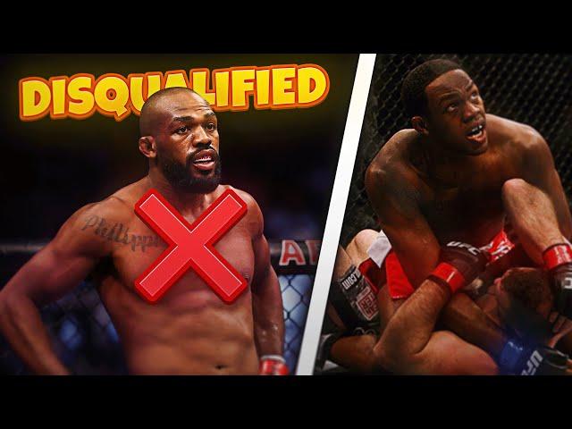 10 of the WEIRDEST Disqualifications in the UFC!