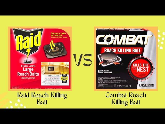 Raid Vs Combat Roach Bait (Which Cockroach Killer is Best For You) - Top Repellents