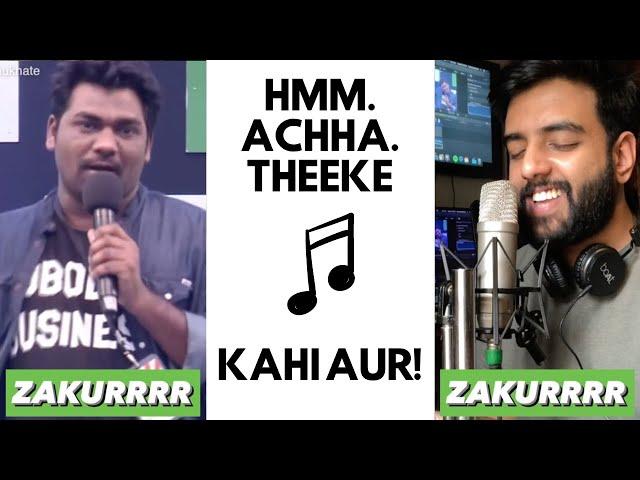 Zakurrrr | Dialogue with Beats | Yashraj Mukhate | Zakir Khan | Kahi Aur | @boatnirvana