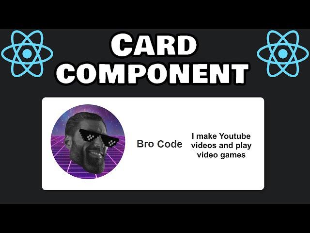 React CARD components 🃏