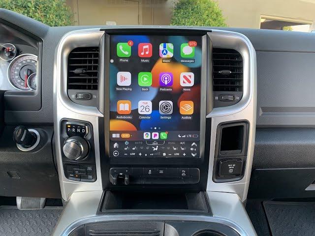 How to connect 13 " Android navigation radio for 2013 - 2018 RAM truck and 2019 & later RAM Classic