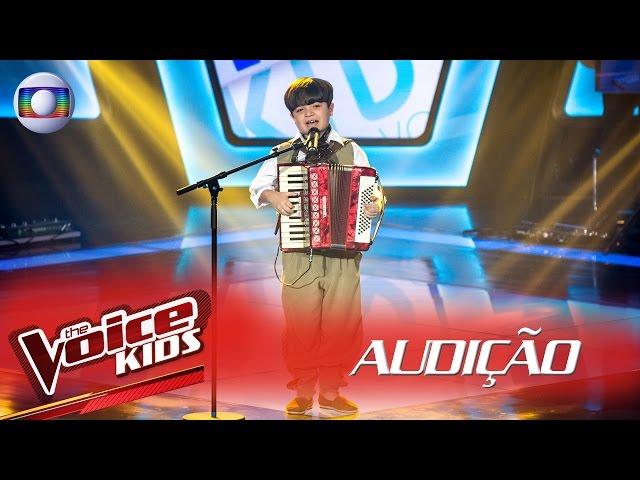 Thomas Machado canta 'Beijinho Doce' na Audição – The Voice Kids Brasil | 2ª Temporada