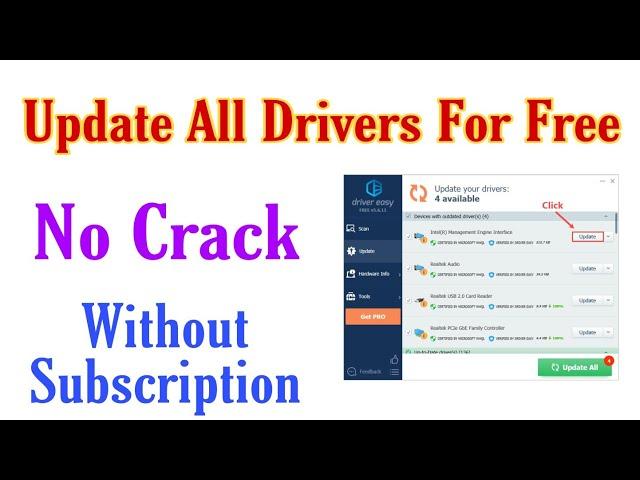 Update Drivers by Drivers Easy, Without Crack [HINDI]