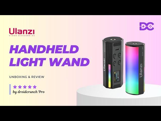 Ulanzi Handheld RGB Mini Light Stick Review: (Rechargeable + Magnetic + Mountable)