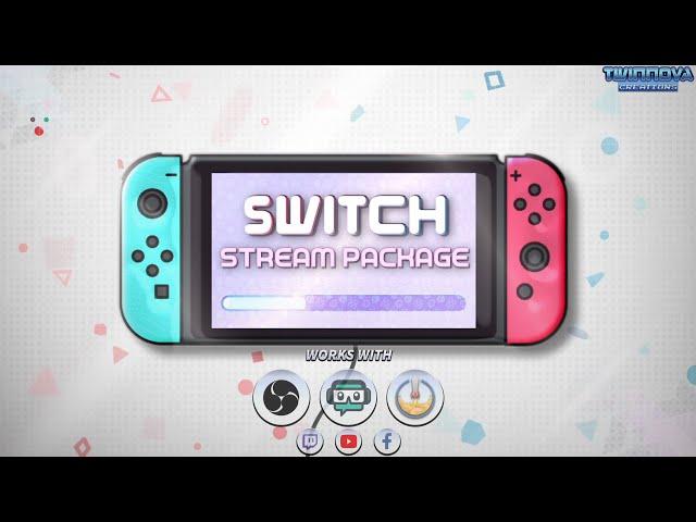 Twitch Nintendo Switch Overlay Pack | Animated | 2021 