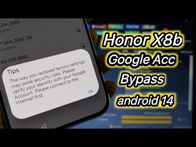 Honor X8b Android 14 Google Account Bypass | Honor X8b FRP Unlock Test point Method