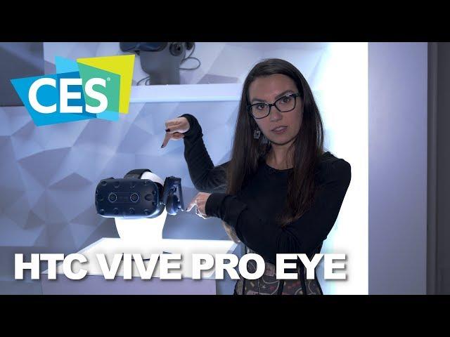 Hands-on with the Vive Pro Eye headset at CES 2019