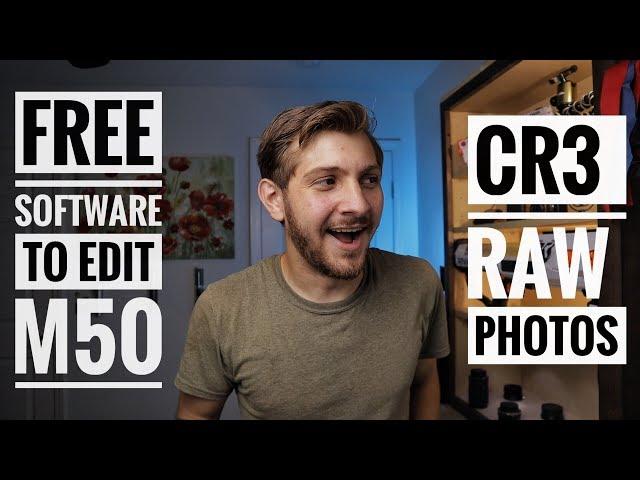 Free Software To Edit CR3 Raw Photos From The Canon M50