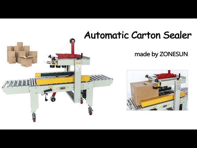 How To Use The Automatic Carton Sealing Machine Folding Box Taping Packing Machine