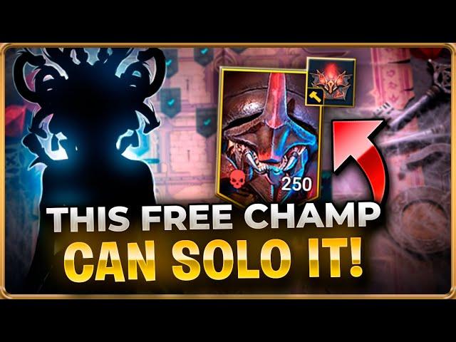 I Had No Idea That This Champion Can Solo The Scarab King! Doom Tower Guide Raid Shadow Legends
