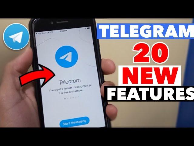 20 New Features of Telegram Messenger | Telegram App Features in Hindi