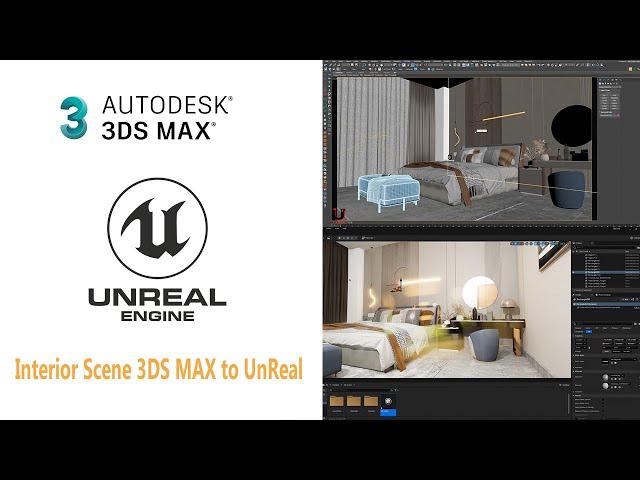 How to Export 3Ds Max to Unreal Interior Scene