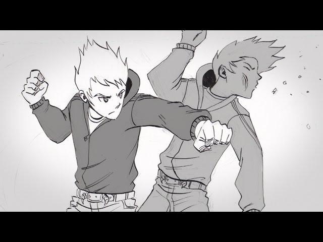 How to Draw Fighting Scenes: Punch with Impact