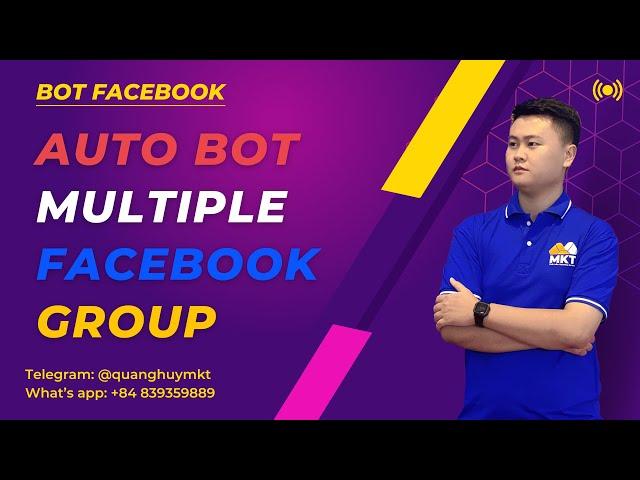 Auto Post Bot for Facebook Groups 2024 | Unlimited Group Poster App