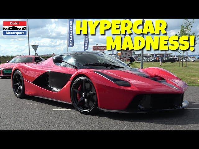 Cars Leaving SUPER CAR SUNDAY 2017! - 2x LaFerrari, P1, Aventador S, DB11, Carrera GT, F12 TDF,...