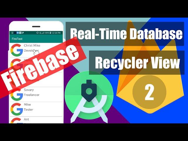 Firebase Realtime Database Android Endless Scroll Pagination with Recyclerview Example #2