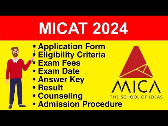 MICAT 2024 - Eligibility Criteria, Exam Date, Application form, Syllabus