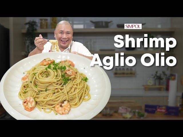 Shrimp Aglio Olio Recipe perfect for holiday season! | Chef Tatung