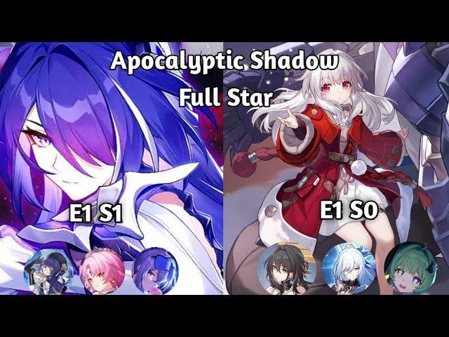 Acheron E1 S1| Clara E1 S0|Jing Liu E0 S1 [Apocalyptic Shadow]- Honkai Star Rail