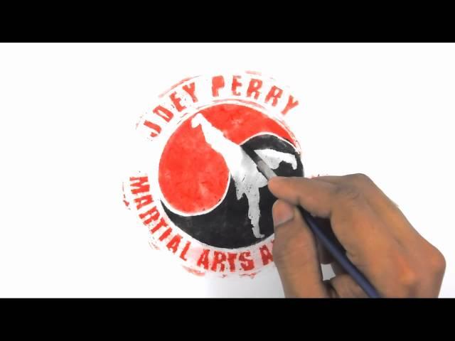 Jonesboro Karate - Joey Perry Martial Arts Speed Paint Logo