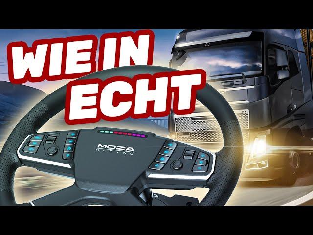 TRUCK fahren so REAL wie noch nie, mit dem krassen Moza LKW Lenker!