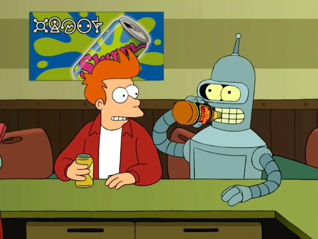 futurama s1 e1  Fry meets Bender  futurama suicide booth 1080p