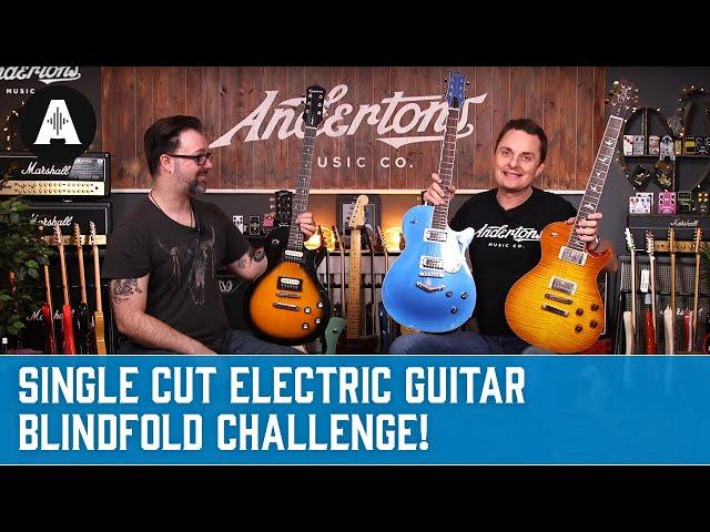 Single Cut Electric Guitar Blindfold Challenge!