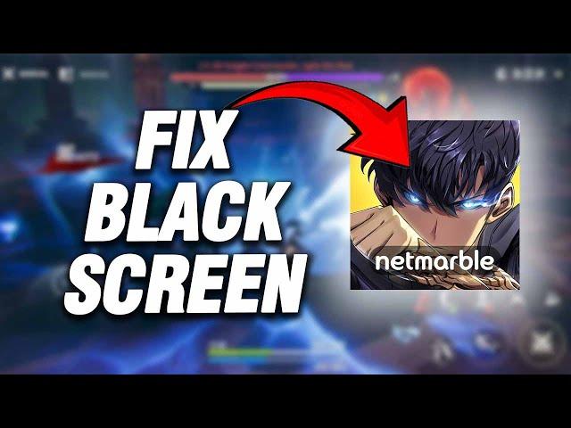 How To Fix Solo Leveling Arise Black Screen Problem | Final Solution