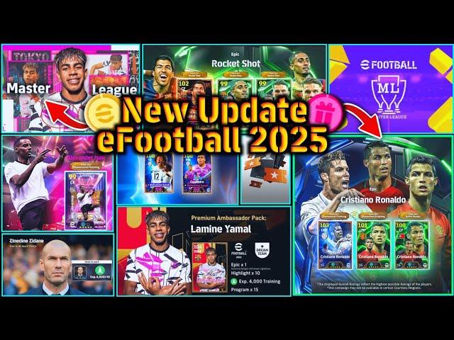 Upcoming Major Update  | Master League Update | New Free Epics | eFootball 2025