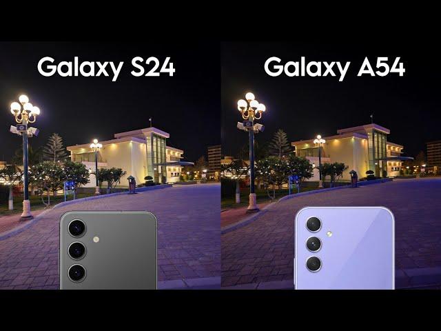 Samsung Galaxy S24 vs Samsung Galaxy A54 Camera Test