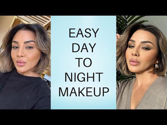 DAY MAKEUP INTO NIGHT MAKEUP TUTORIAL | NINA UBHI