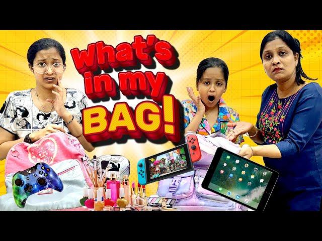 What's in My Bag | BAG CHECK  | Cute Sisters