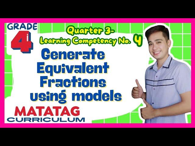 Generate Equivalent Fractions Grade 4: Q3- Lesson 4 MATATAG Curriculum