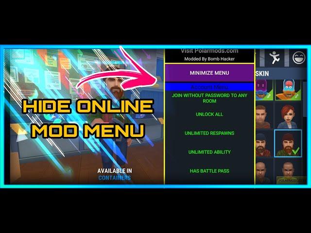 Hide Online v4.9.2 Mod Menu | Unlock All | Anti-Cheat/Ban Bypass | Control All Players | and more!