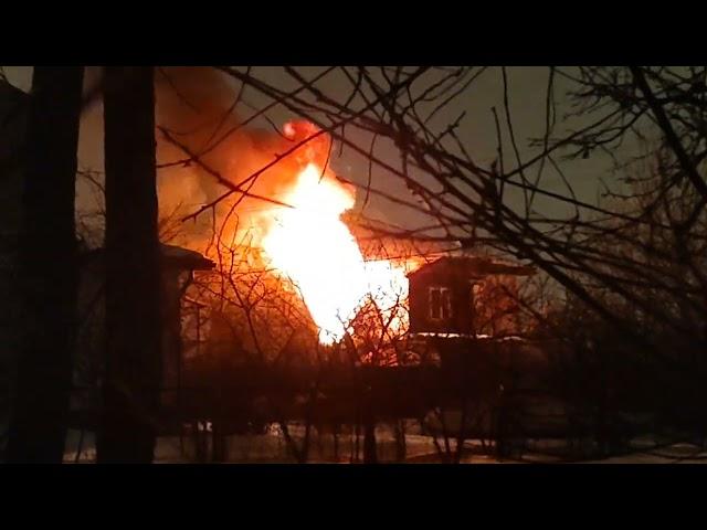 Пожар в снт Толстопальцево 4.