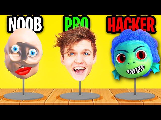 LankyBox Tries To SCULPT PEOPLE In REAL LIFE!? (NOOB vs PRO vs HACKER In Sculpt People App Game!)