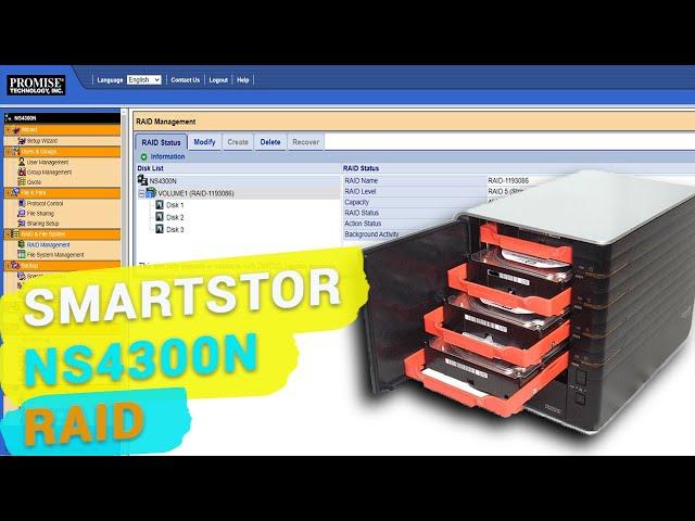 ↘️How to Recover Data from a RAID System Based on SmartStor NS4300N NAS↙️