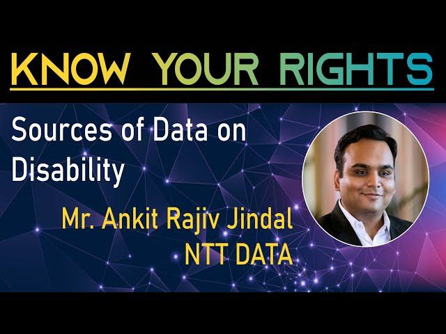 Sources of Data on Disability | Mr. Ankit Rajiv Jindal |