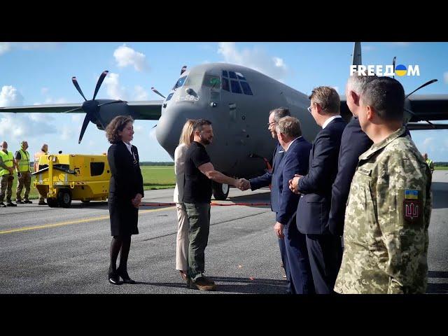 ️ Зеленский встретился с украинскими летчиками на базе ВВС Дании