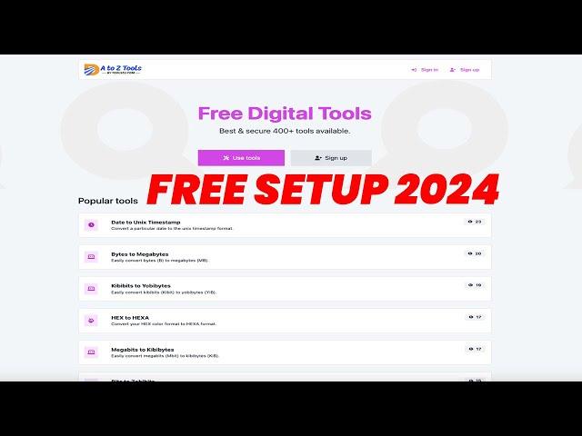 400+ FREE Tools website Setup   66 Toolkit PHP Script Setup 2024