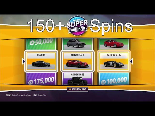 Forza Horizon 5 Super Wheelspin Opening... 75+ Super Wheelspins and 50+ Wheelspins